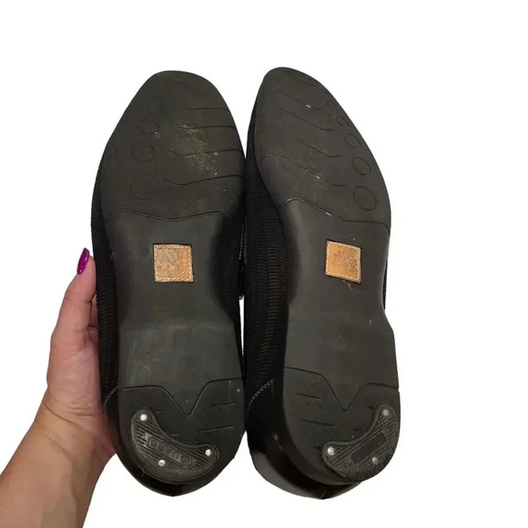 MEZLAN ROGIER MEN'S CALFSKIN & SUEDE LOAFERS Black SIZE 11 M - Picture 6 of 10